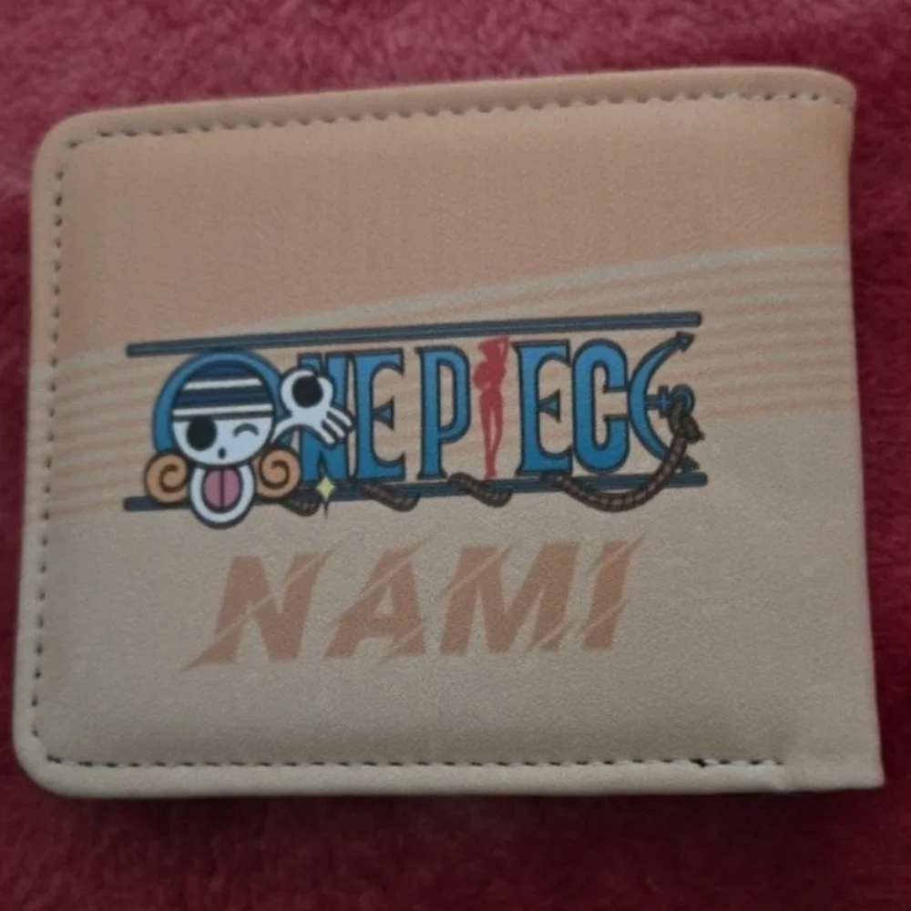 New one piece anime manga leather wallet
